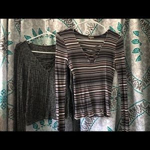 Forever 21 Crop Top long sleeves!